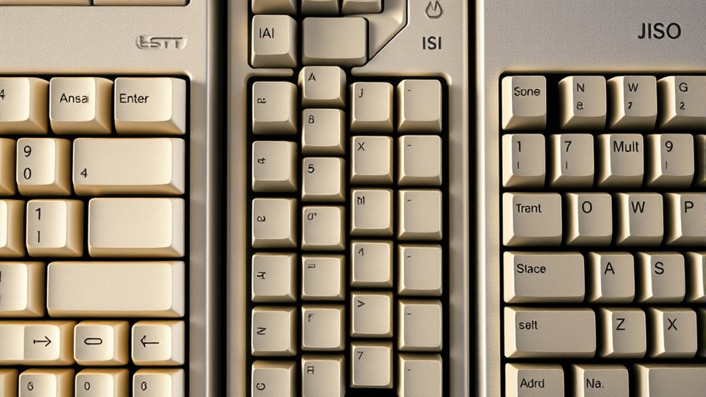 keyboard layout comparison differences