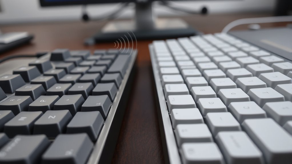 keyboard noise affects focus