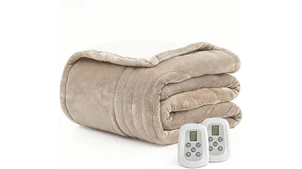 king size dual control electric blanket