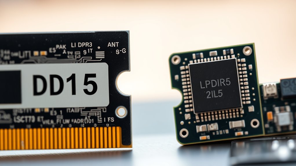 laptop memory comparison details