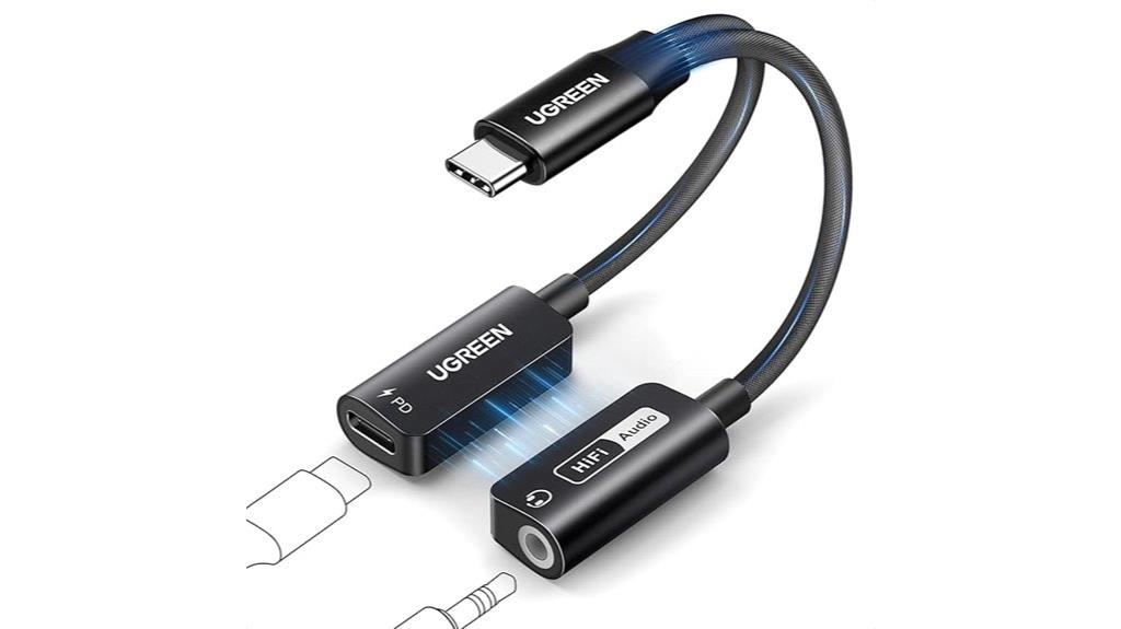 magnetic usb c audio adapter