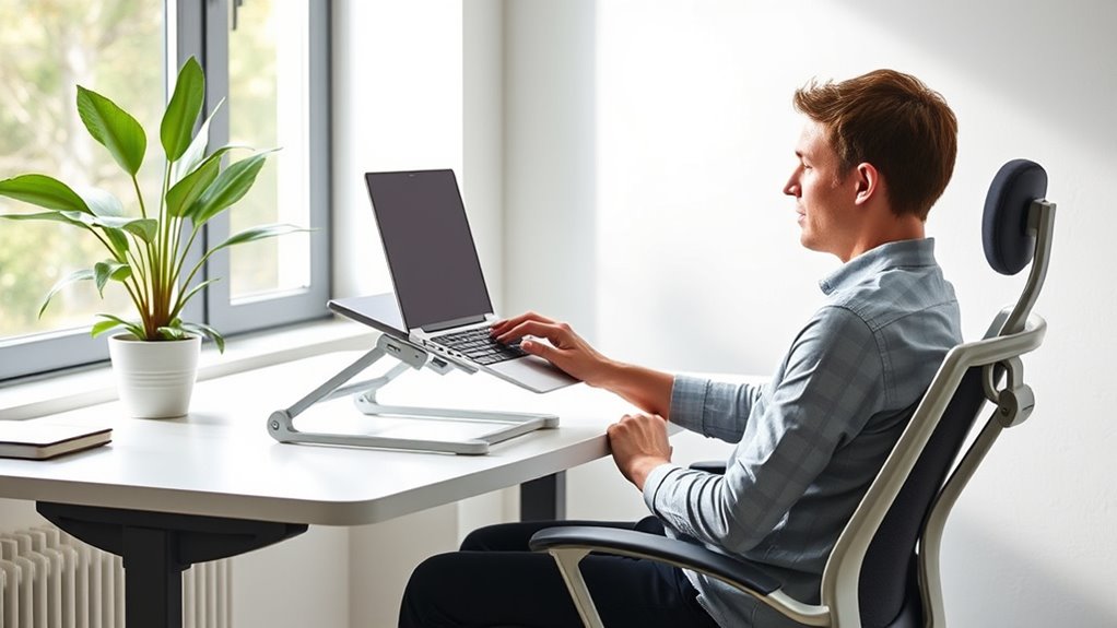 maintain correct sitting posture