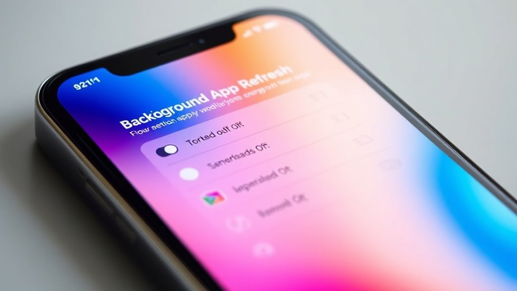 manage app background activity