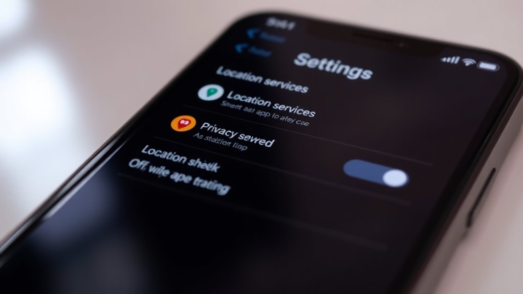 manage app location permissions