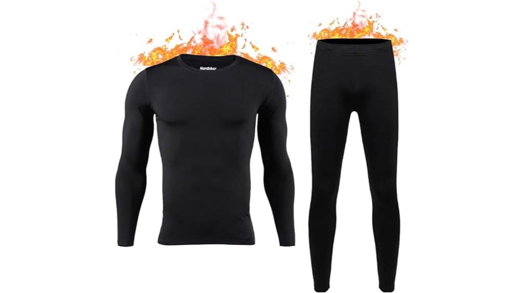 men s thermal ski base layer
