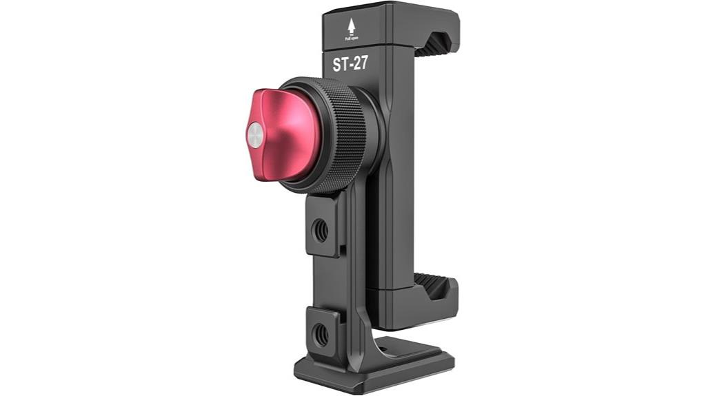 metal smartphone tripod mount