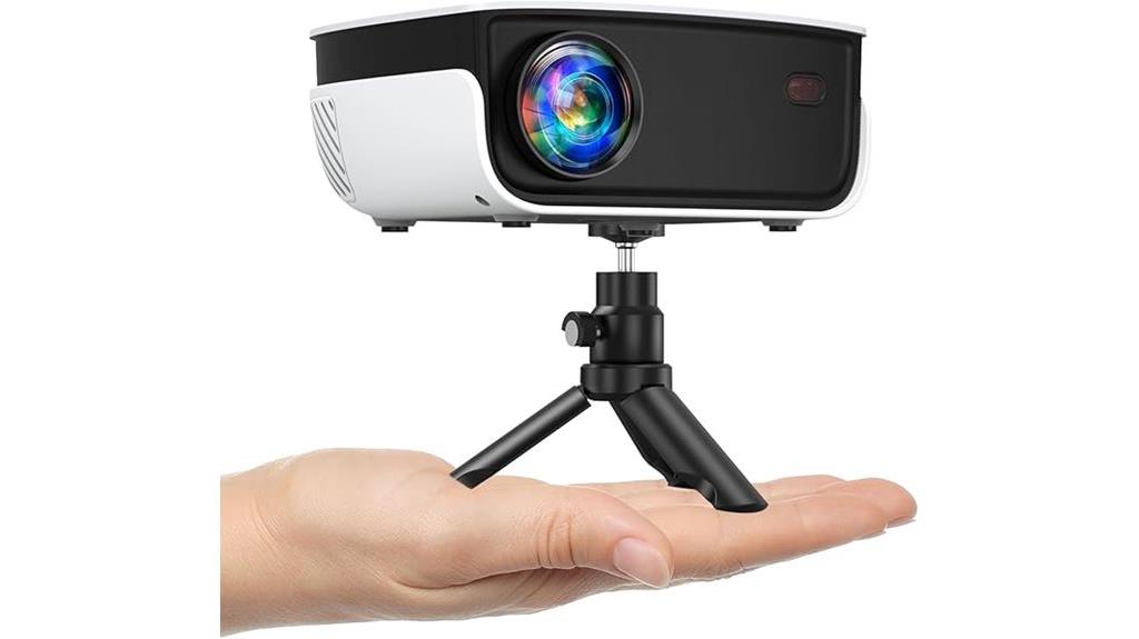 mini portable projector tripod