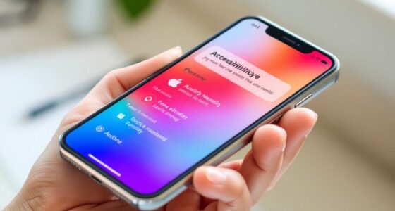 mobile screen reader setup