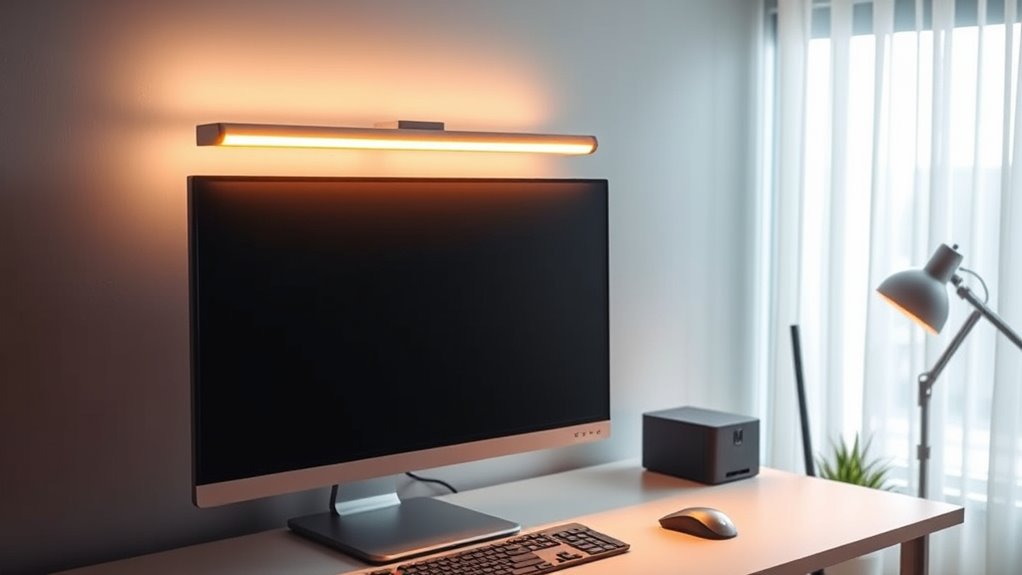 monitor light bar features