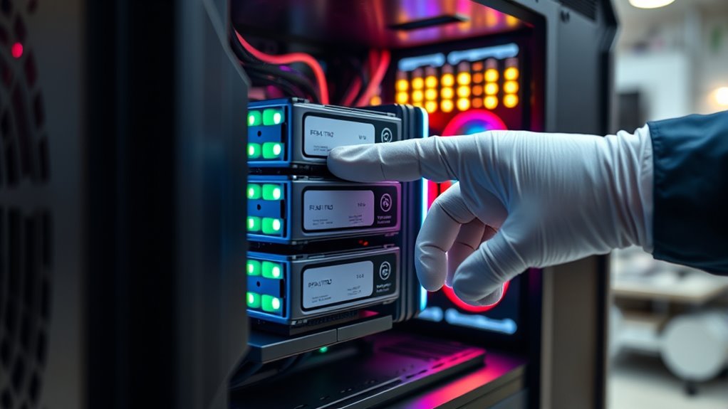 monitor storage and upgrade