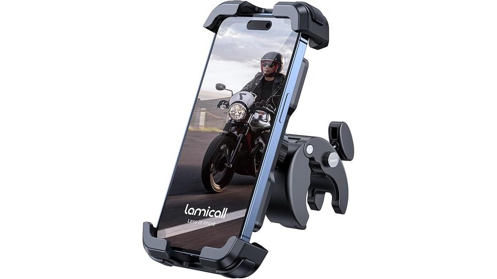 motorcycle handlebar phone mount