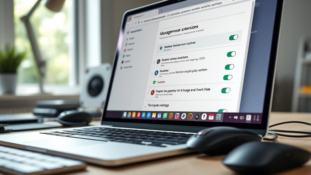 optimize browser extension management
