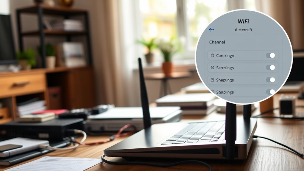 optimize wi fi channel settings
