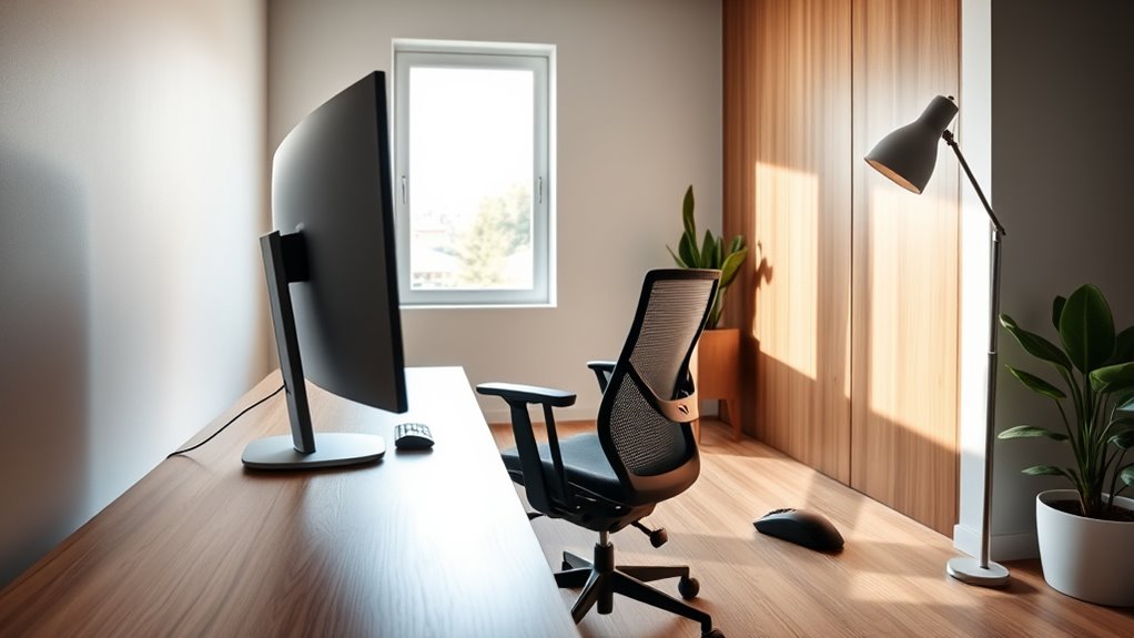 optimize workspace for comfort