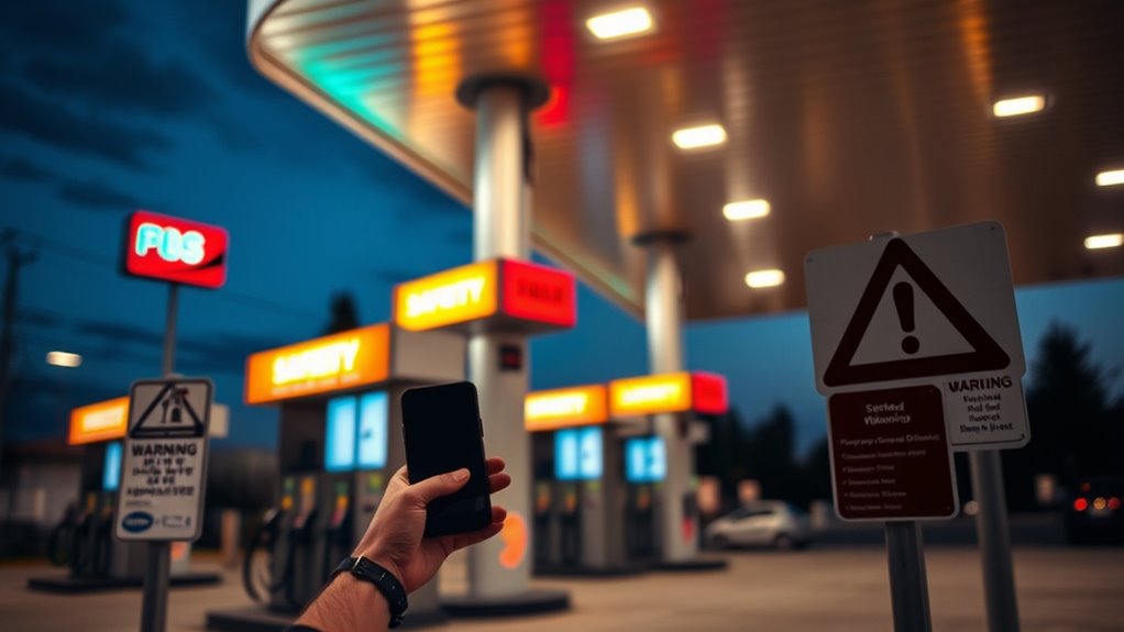 phone safety at gas stations