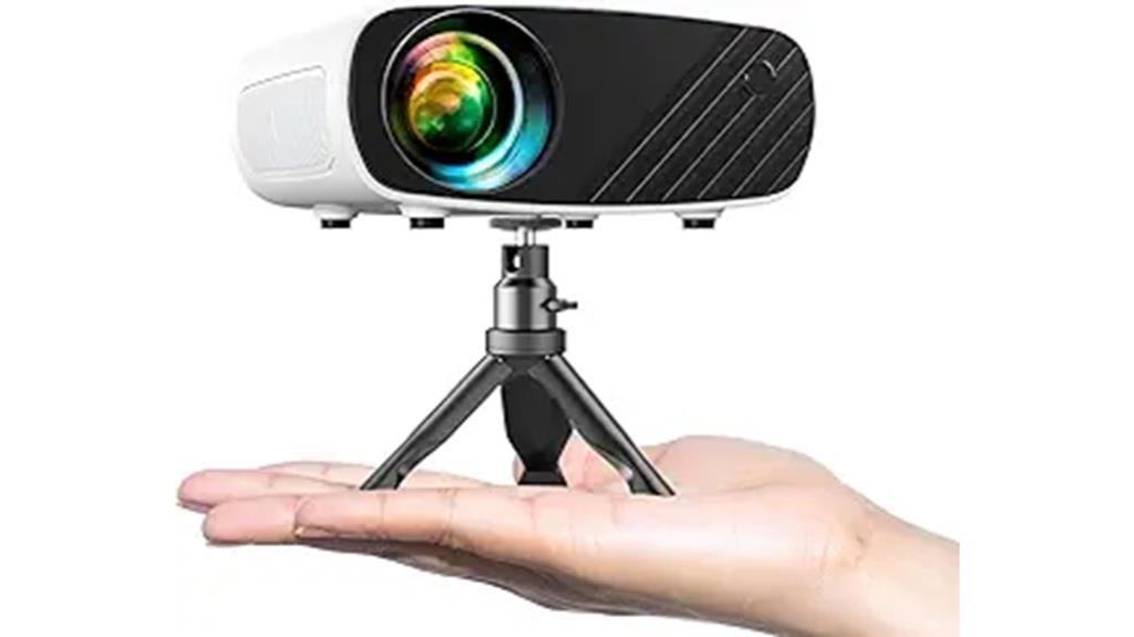 portable 1080p projector bundle