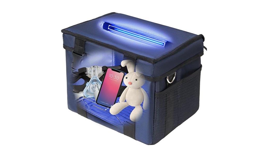 portable uv sanitizer box