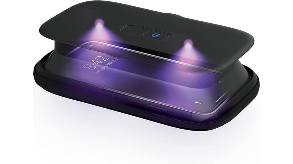 portable uv sanitizer device