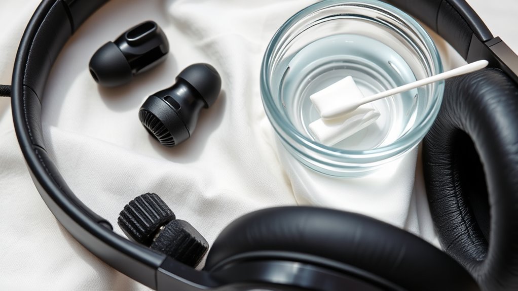 prepare disconnect wipe gather