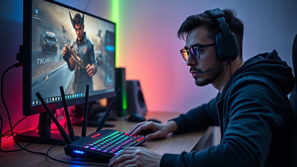 prioritize gaming network traffic