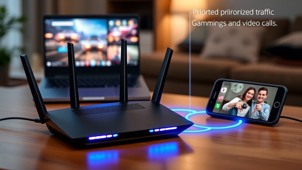 prioritize traffic for stability