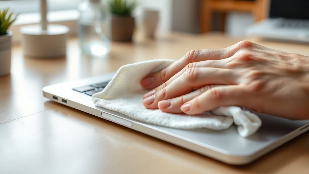 proper laptop cleaning tips