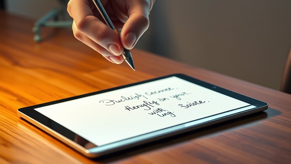 real time handwriting conversion