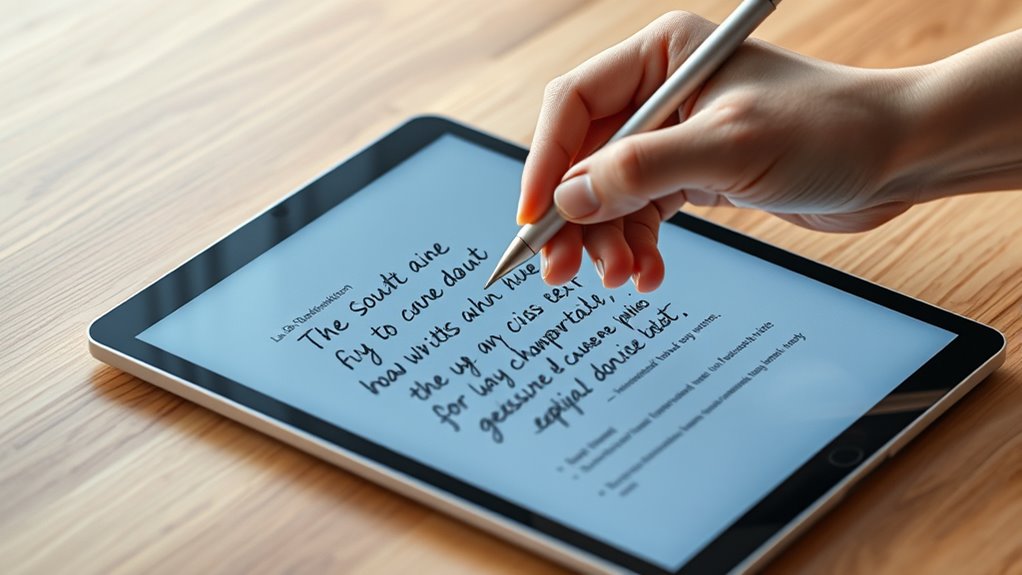 real time handwriting recognition technology