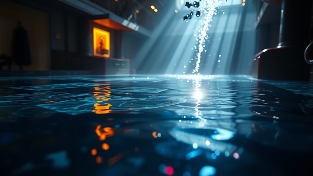 realistic light and shadows