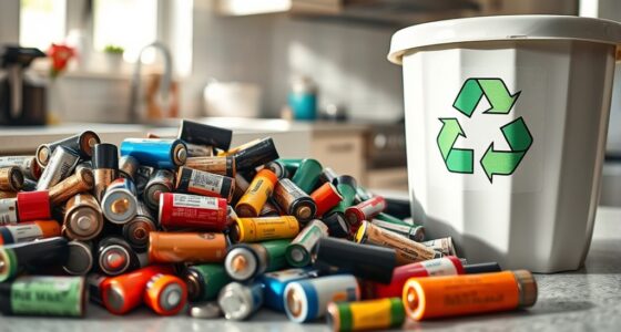 recycle batteries safely
