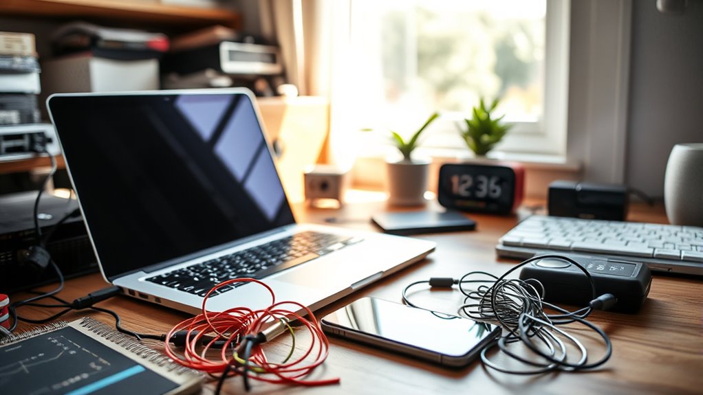 reduce electronic interference sources