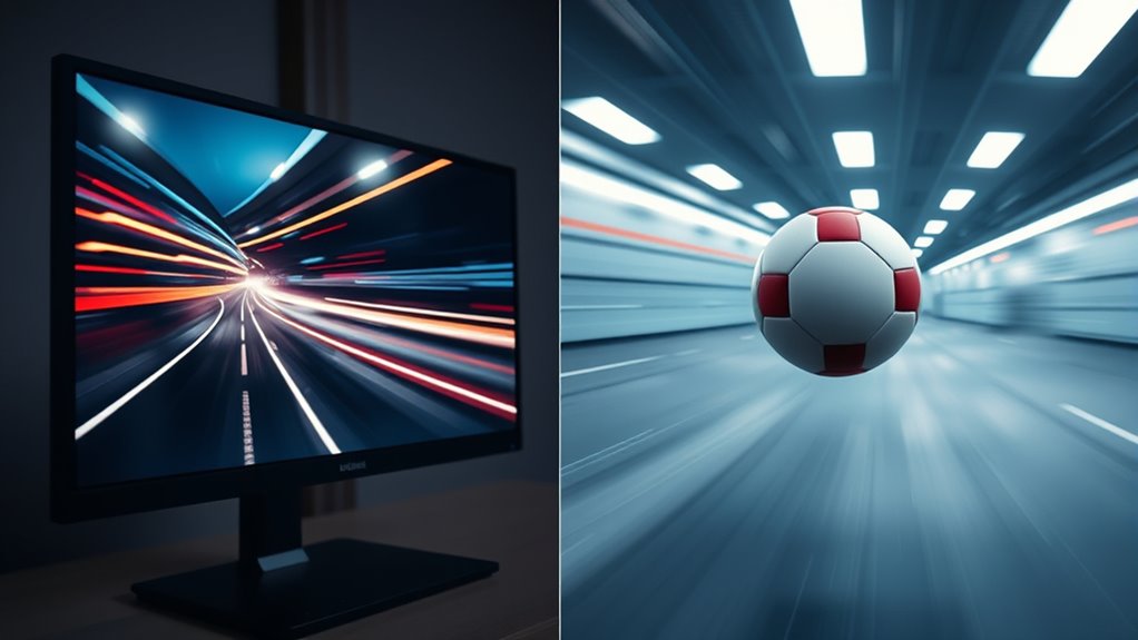 response time affects image clarity