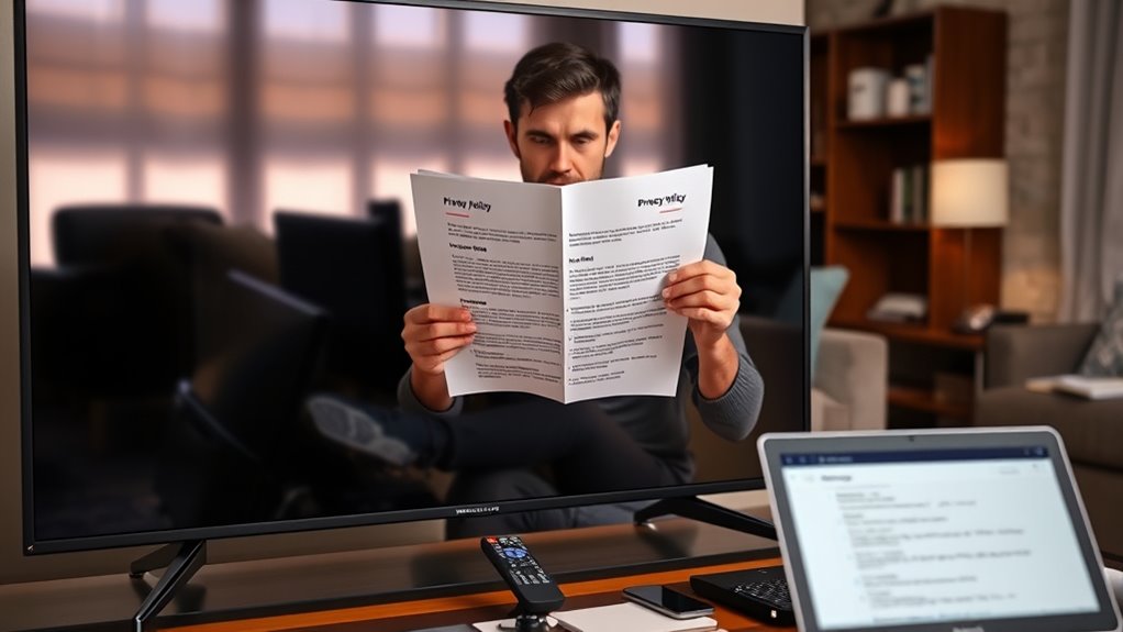 review privacy policies and settings