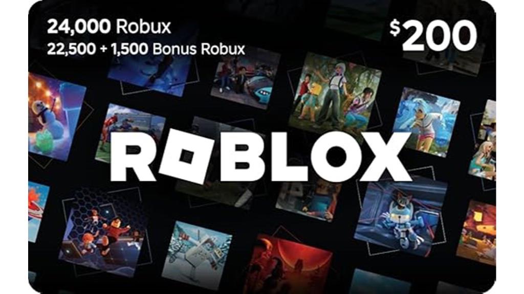 robux virtual gift card