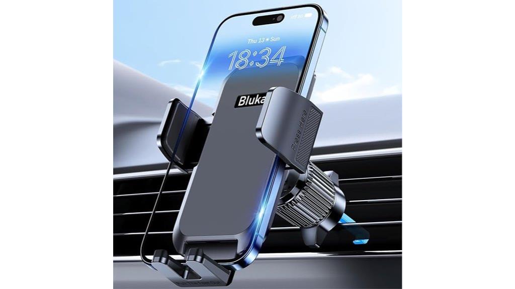 rotatable one button car mount