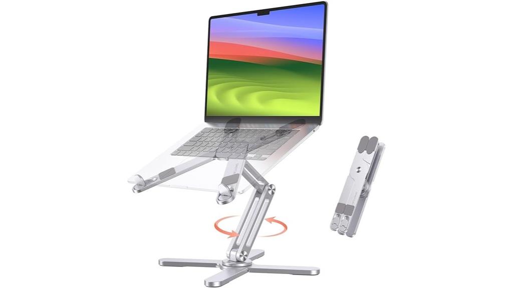 rotating laptop stand