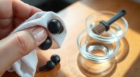 safe earbud cleaning methods