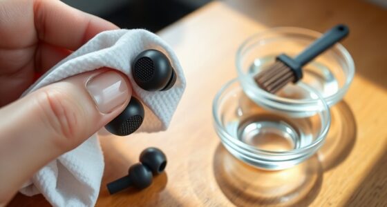 safe earbud cleaning methods