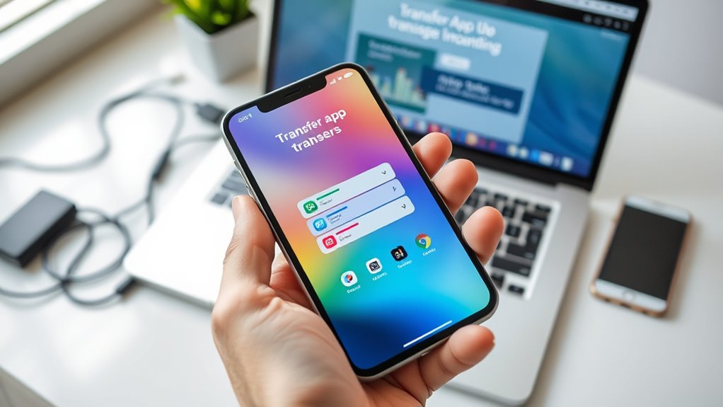 secure app transfer methods