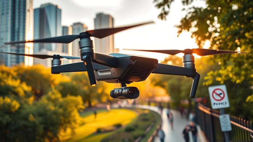 secure drone filming permissions