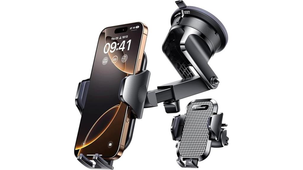 secure vanmount with strong suction