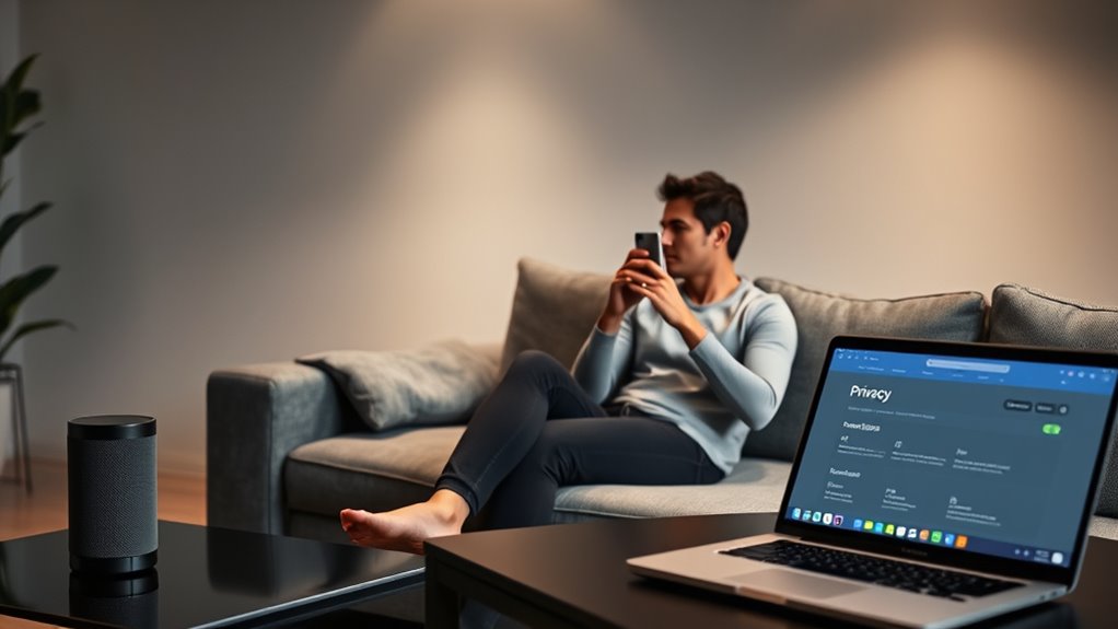 secure voice device usage