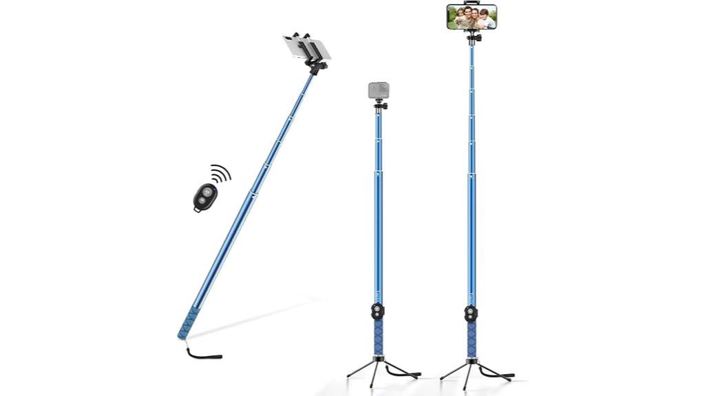 selfie stick with tripod