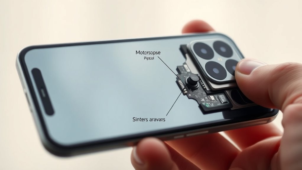 sensor and lens adjustments