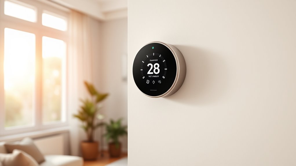 set eco friendly thermostat schedules