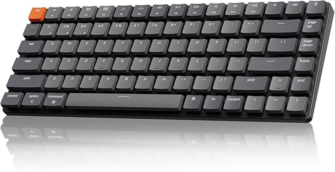 slim wireless mechanical keyboard