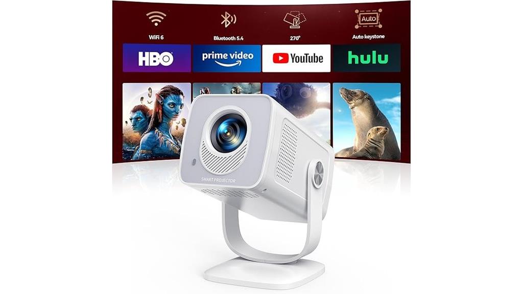 small 4k wifi6 projector