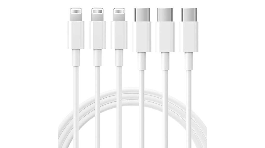 three pack usb c cables