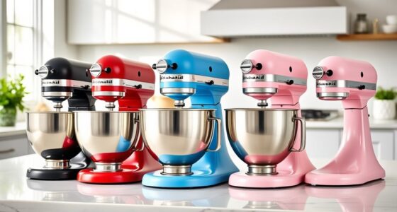 top kitchenaid mixer colors