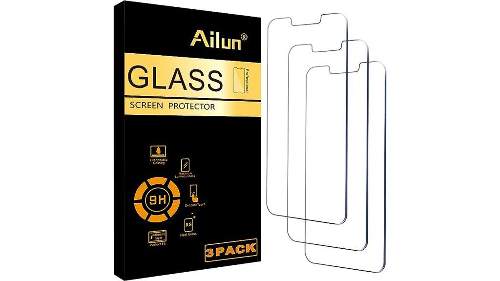 triple pack iphone screen protector